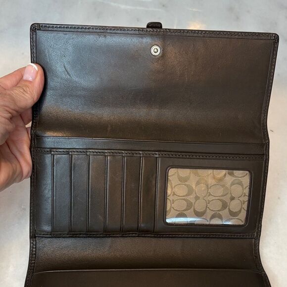 Coach Vintage Soho Trifold Buckle Leather Wallet - Picture 15 of 16